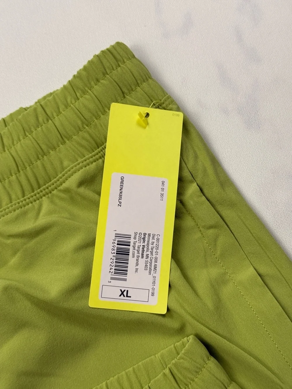 All in Motion Athletic Shorts Green Lightweight Stretch Lot of 2 - Mens XL NWT